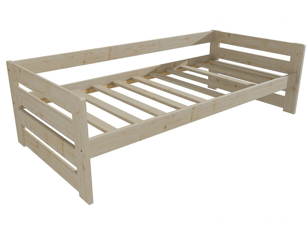eoshop Detská posteľ M 002 NEW* (Rozmer: 80 x 180 cm, Farba dreva: surové drevo)